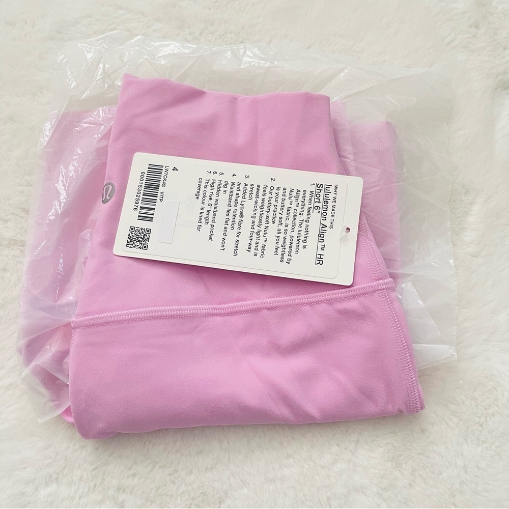 Lululemon Align Light Pink Shorts 6” - Picture 9 of 9
